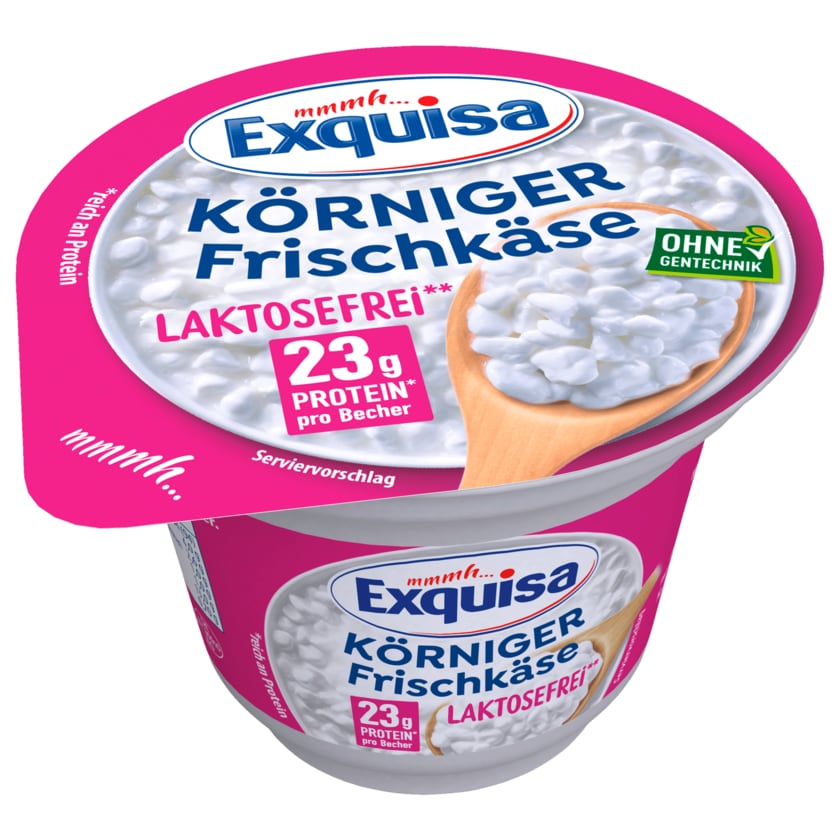 Exquisa Körniger Frischkäse laktosefrei 175g